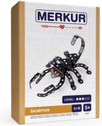Μεταλλικό κατασκευαστικό σετ MERKUR σκορπιός 93 τεμ.