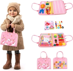 Αισθητηριακό busy βιβλίο Μονόκερος 1 από 2Kids Toys