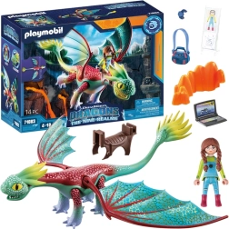 Playmobil Dragons The Nine Realms – φιγούρα δράκου και Alex, κατασκευαστικό σετ 14 τεμαχίων