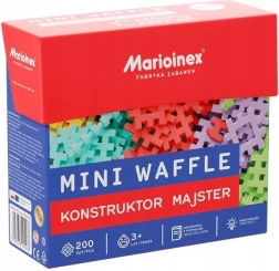 Σετ κατασκευών MARIOINEX MINI WAFFLE KONSTRUKTOR MAJSTER – 200 τεμάχια