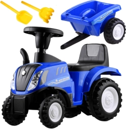 Παιδικό πατητό τρακτέρ με ρυμουλκούμενο New Holland