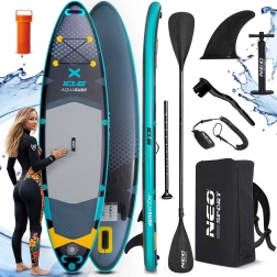 Φουσκωτή σανίδα paddle (SUP) Aquasurf 10’6 (320 × 84 × 15 cm)
