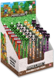 Gel στυλό διαρκείας που σβήνει MINECRAFT 15 cm – κομψό στυλό με γόμα