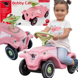 Περπατούρα-αυτοκινητάκι BIG Bobby Car Classic Flower ροζ