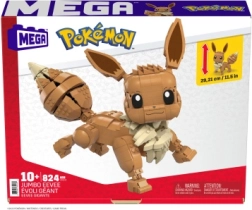 Κατασκευαστικό σετ MEGA POKÉMON jumbo Eevee 28 cm (824 κομμάτια)