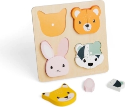 Ξύλινο παζλ ένθεσης με μέτρηση Bigjigs Toys