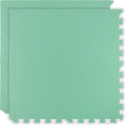 Μαλακό αφρώδες υπόστρωμα HUMBI 120 × 60 cm, αδιάβροχα μεγάλα παζλ, 2 τεμ., μέντα