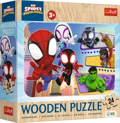 Ξύλινο παζλ Spidey και οι καταπληκτικοί του φίλοι 24 κομμάτια