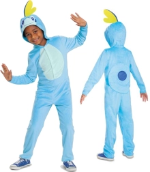 Παιδική στολή POKEMON Sobble kigurumi, μπλε onesie 126–136 cm (7–8 ετών)