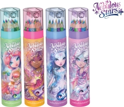 Μολύβια χρωματιστά NEBULOUS STARS σε σωληνάριο με ξύστρα (18 χρώματα)