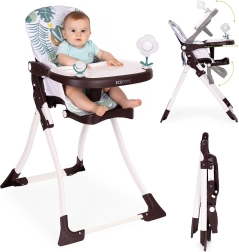 Πτυσσόμενη καρέκλα φαγητού με παιχνίδια ECOTOYS