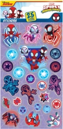 Επαναχρησιμοποιούμενα αυτοκόλλητα SPIDEY – σετ 25 τεμ.