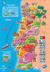 Educa Puzzle Χάρτης Πορτογαλίας 150 κομμάτια