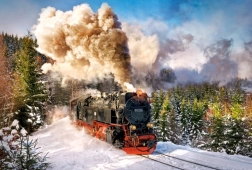 Παζλ 1000 κομματιών Steam Train