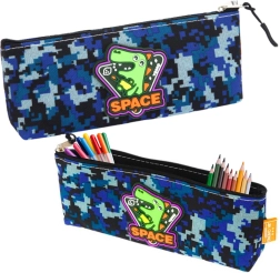 Κασετίνα Space Dino μπλε 20x8 εκ.