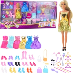 Μεγάλο Μοδάτο Σετ Anlily Κούκλα Φορέματα και Αξεσουάρ 65 τμχ