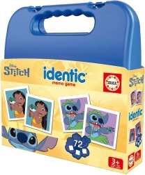 EDUCA Παιχνίδι μνήμης (Pexeso) Βαλιτσάκι Stitch 72 καρτελάκια