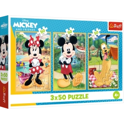 Παζλ 3x50 DISNEY – Ποντικάκια στις διακοπές