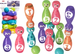 Σετ μπόουλινγκ με χαρούμενα προσωπάκια