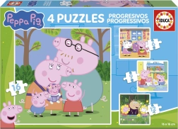 Παζλ PRASÁTKO PEPPA 4σε1 (6–16 κομμάτια) EDUCA