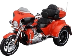 Μεταλλικό μοντέλο μοτοσικλέτας HARLEY-DAVIDSON 2021 CVO Tri Glide 1:12, πορτοκαλί