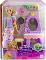 Disney Princess Λότσικα με στιλάτα αξεσουάρ – σετ παιχνιδιού με κούκλα και τον φίλο Πασκάλ