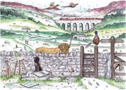 Παζλ Ravensburger Ζωή στο Γιορκσάιρ 1000 κομμάτια