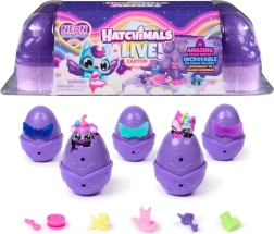 Hatchimals κουτί Neonová duha – νεονική εκκόλαψη με 5 αυγουλάκια και φιγούρες