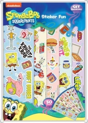 Αυτοκόλλητα SPONGEBOB – σετ 5 φύλλων