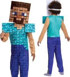 Παιδική στολή STEVE από το Minecraft 109–126 cm (4–6 ετών)