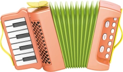 Χειροκίνητη φυσαρμόνικα ακορντεόν για παιδιά 23 cm