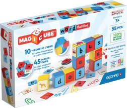 Geomag Magicube Words εκπαιδευτικό μαγνητικό κατασκευαστικό σετ 55 τεμαχίων