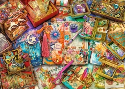 Παζλ TREFL Premium Plus Tea Time: Scrapbooking 1000 κομμάτια