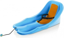 Έλκηθρο για τους μικρούς baby rider, πλαστικό, σε μέντα και πορτοκαλί