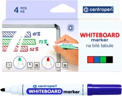 Σετ μαρκαδόρων για λευκό πίνακα Centropen 4 τεμ.