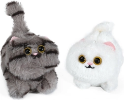 Γατούλα με κούρδισμα και κινούμενη ουρά