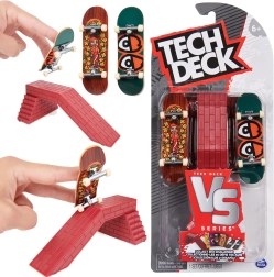 Tech Deck VS Series Krooked σετ fingerboard με εμπόδιο/ράμπα, 2 τεμ.