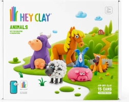 Hey Clay Ζωάκια – δημιουργικός αφρώδης πηλός μοντελοποίησης για παιδιά 3+