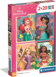 Clementoni παζλ Disney πριγκίπισσες 2×20 κομμάτια