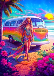 Παζλ Hippie V srdci 1000 κομμάτια