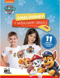 Βιβλίο ζωγραφικής με σιδερότυπα αυτοκόλλητα εικόνων PAW PATROL