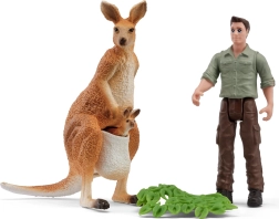 Schleich εκδρομή με ρέιντζερ για καγκουρό - 1 τεμ.