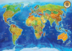 Παζλ ART PUZZLE πολιτικός χάρτης του κόσμου 2000 κομμάτια