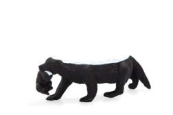 Mojo ασβός του μελιού με μικρό – ρεαλιστική φιγούρα ζώου