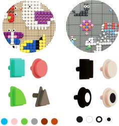 Masterkidz γεωμετρικά στοιχεία για πίνακα STEM – 256 τεμ.