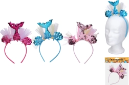 Αποκριάτικη στέκα Γοργόνα με διακόσμηση