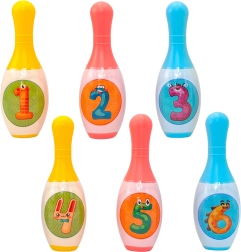 Παιδικό bowling Woopie με ζωάκια και αριθμούς - 8 τεμ.