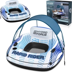 Φουσκωτός σωσίβιος κύκλος με πλάτη και σκίαστρο BESTWAY 123 cm