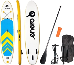 Φουσκωτό paddleboard enero 320 × 76 × 15 cm – κίτρινο-μπλε-λευκό σετ SUP