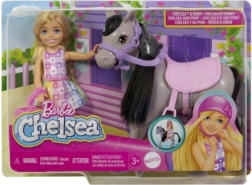 Barbie Chelsea με πόνι – σετ ιππασίας με κράνος